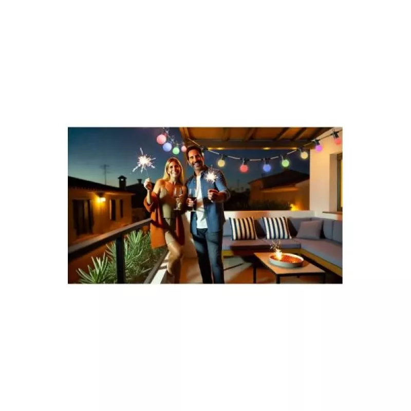 WOOX R5195 Smart decoratieve lichtslang 9m RGB+CCT, Google Assistant & Amazon Alexa, IP65