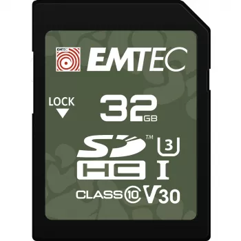 Flashgeheugen Emtec 32 GB UHS-I SDHC Class 10 V30