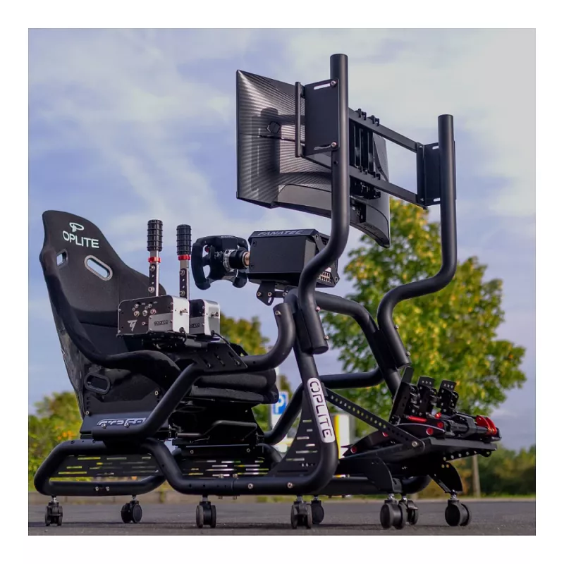OPLITE Vergrendelbare zwenkwielen voor GTR S8/S8 Elite zwart retail (OP-CW)