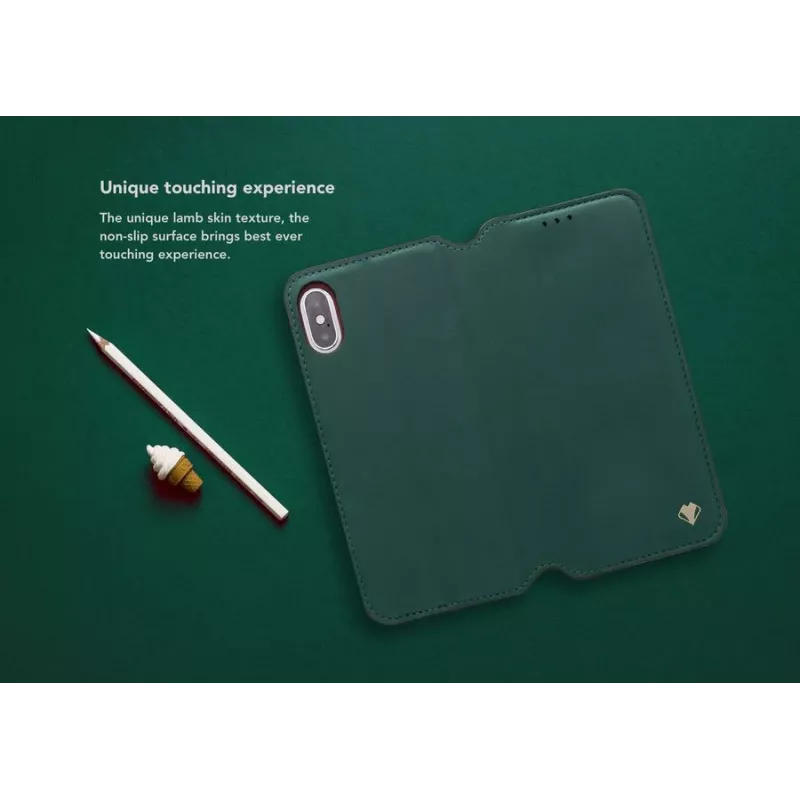 Smart folio case VixFox voor Huawei P20 — bosgroene beschermende folio-hoes