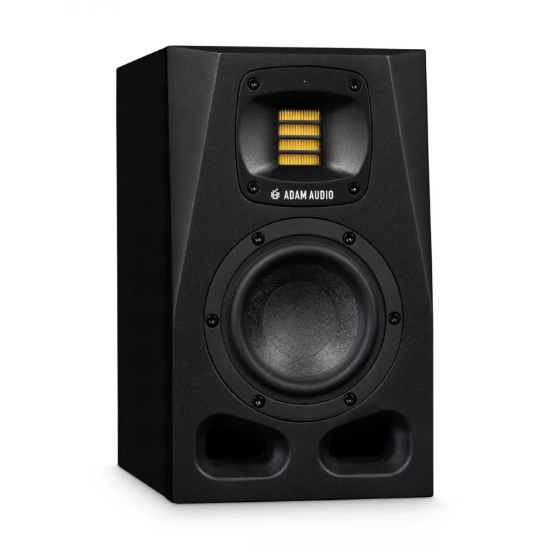 Studiomonitoren ADAM AUDIO A4V zwart, 2-weg, 90 W RMS, 4-inch woofer, LED-display, rackmonteerbaar