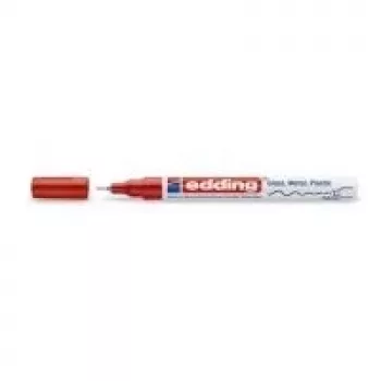 Permanentmarker fijne punt Edding 780 rood