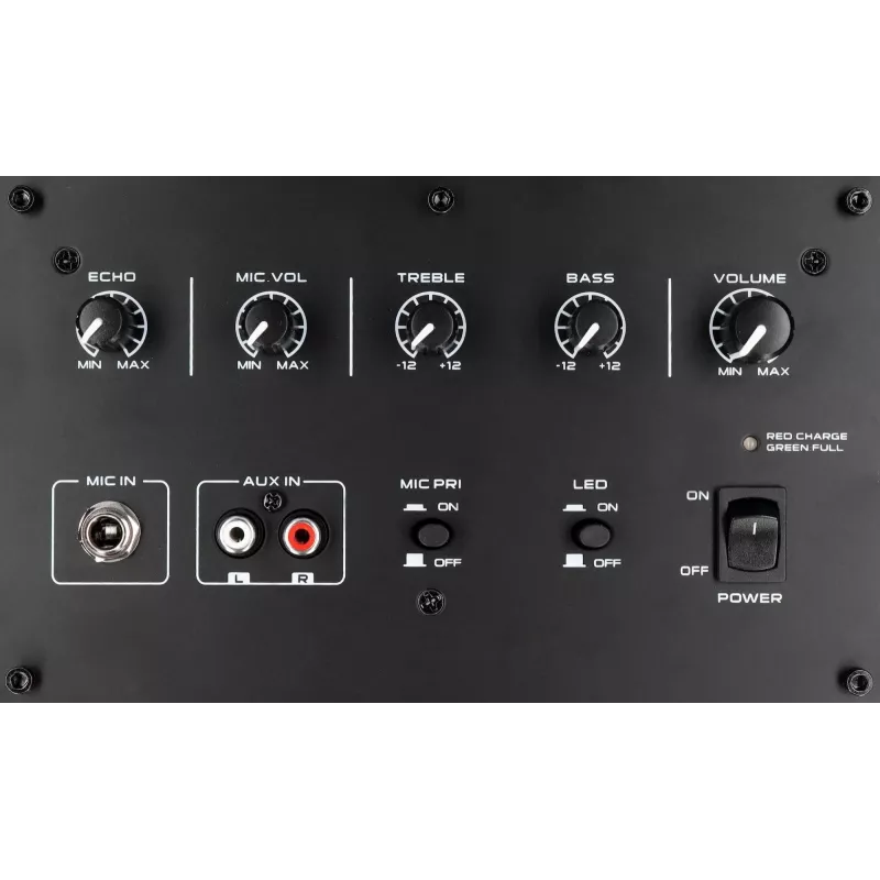 Audiosysteem MB08.2 PLL FM USB/SD/BT karaoke LED