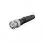 Goobay 11337 BNC-stekker met schroefdop en soldeercontacten, gouden pin