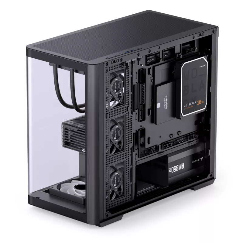 Computerbehuizing Jonsbo D300 ATX zwart