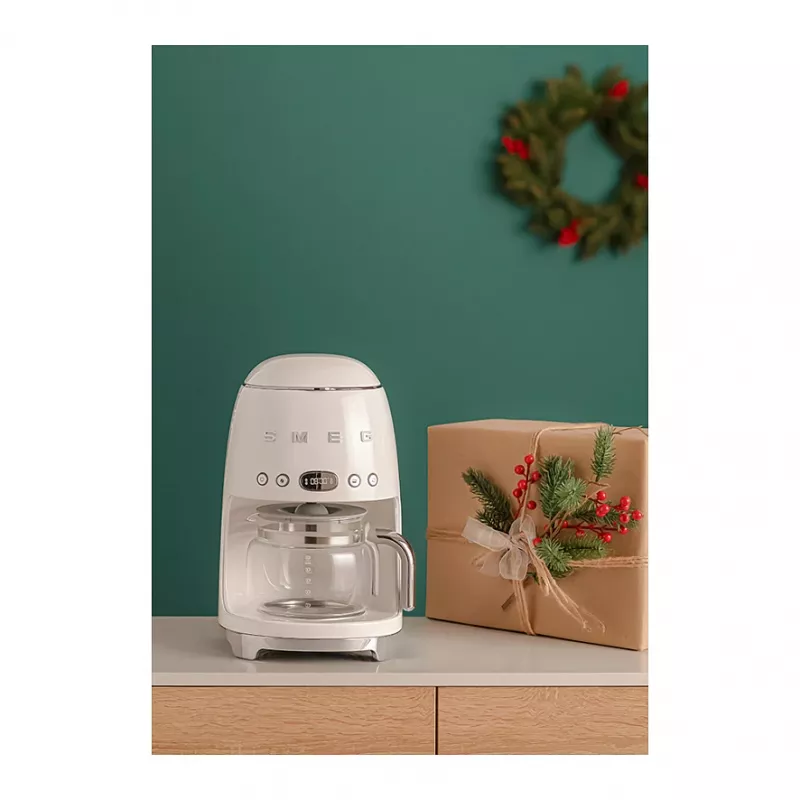 Smeg 50's Style DCF02CREU koffiezetapparaat 1,25 liter crème