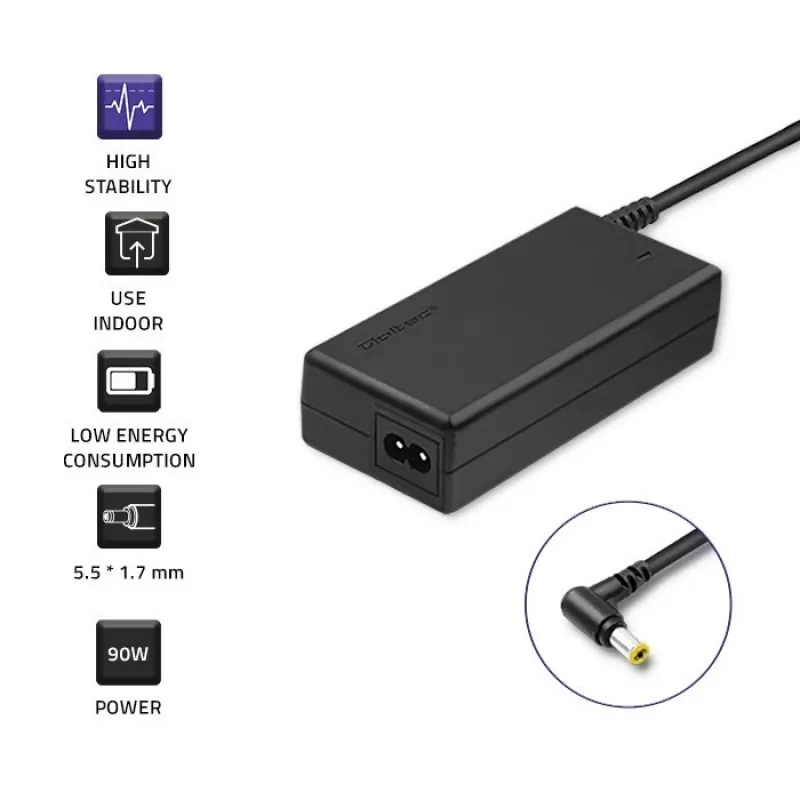 Qoltec 50087 90W voeding