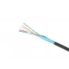 Netwerkkabel Extralink Twisted Pair CAT6 FTP (F/UTP) V2 Outdoor 305 m zwart