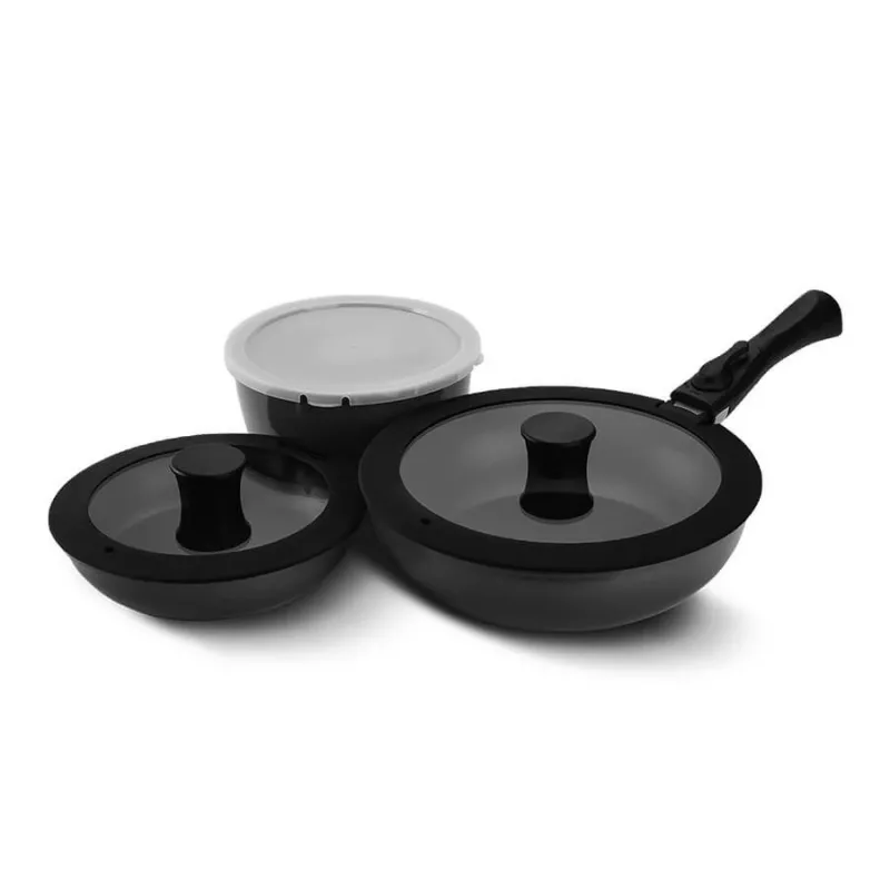 Pannenset Maestro MR-4800-7, 7-delige pan- en koekenpannenset