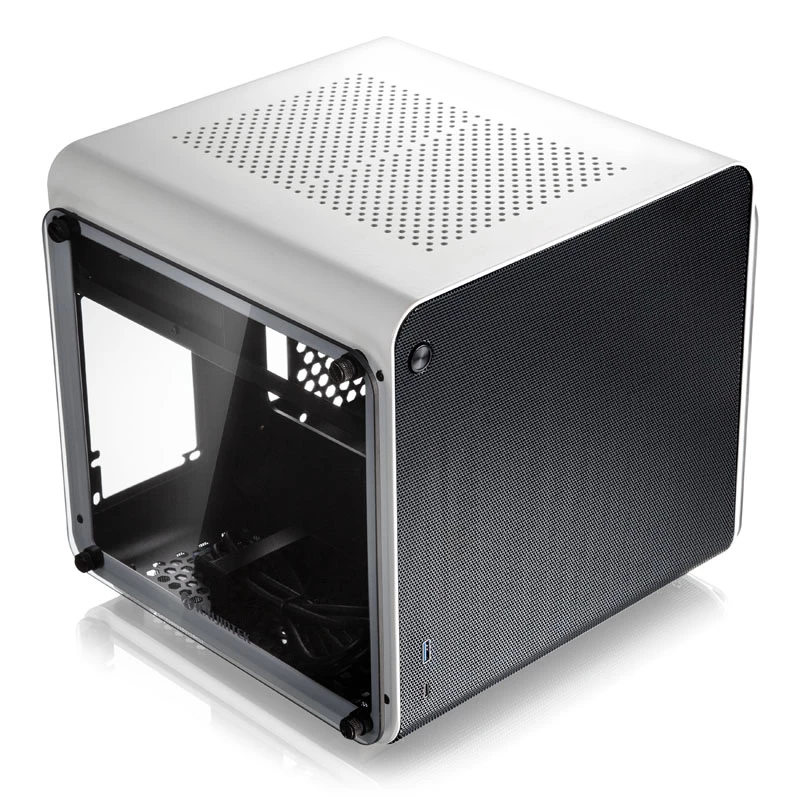 Computerbehuizing Raijintek METIS EVO TG Mini-ITX, wit