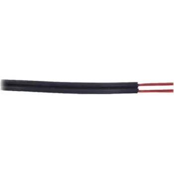 Luidsprekerkabel ShiverPeaks 21106-CCA 2x0,75 mm² CCA zwart 100 m
