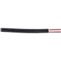 Luidsprekerkabel ShiverPeaks 21106-CCA 2x0,75 mm² CCA zwart 100 m