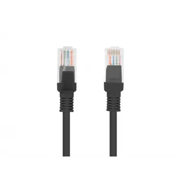 LANBERG netwerkkabel RJ-45 Cat5e PCU5-10CC-2000-BK, 20 m, U/UTP, CCA-geleider, PVC-mantel, zwart