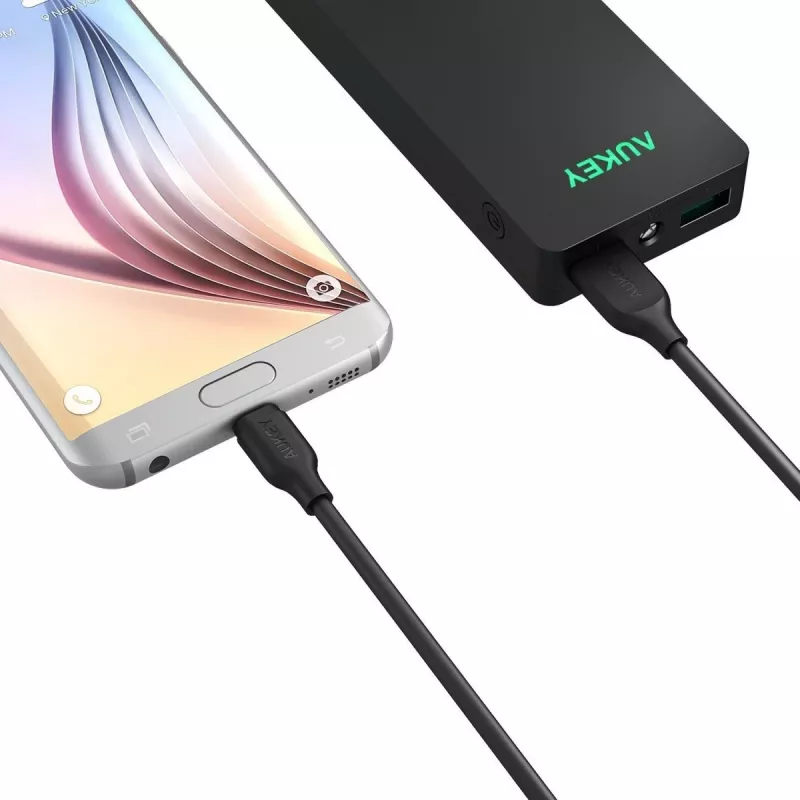 CB-MD1 Zwart Quick Cable Quick Charge Micro USB-USB | 1m | 5A | 480 Mbps