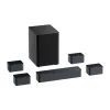 Luidspreker Ultimea Poseidon D80 zwart 7.1-kanalen, 8 luidsprekers, bedraad & draadloos, actieve subwoofer