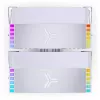 Jonsbo HX6280 CPU-koeler, PWM, RGB - 130 mm, wit