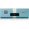 Riem aangedreven audioplatenspeler Lenco TT-110 blauw wit halfautomatisch