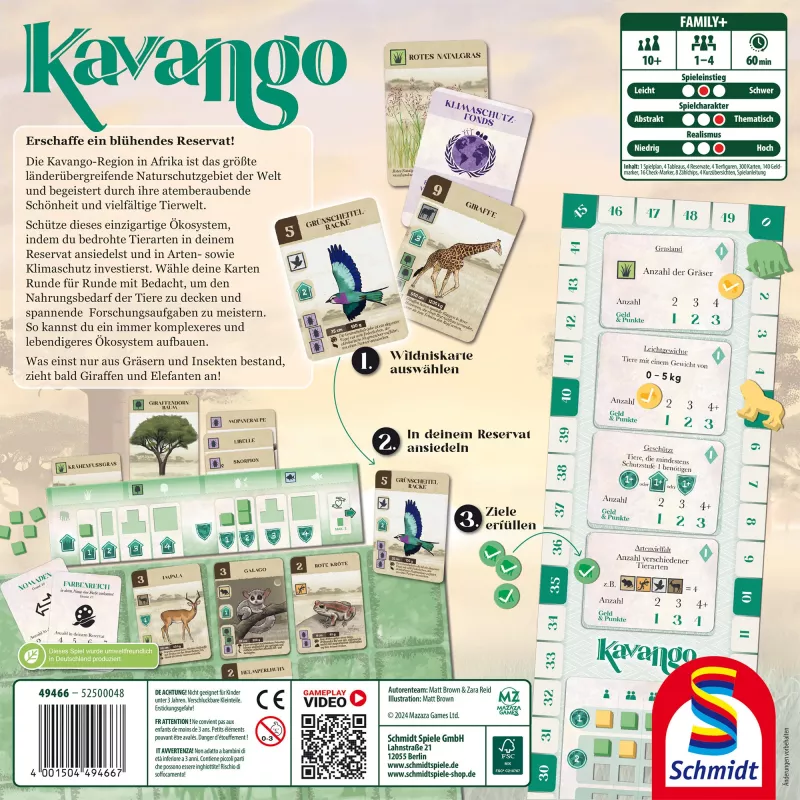 Kavango, bordspel