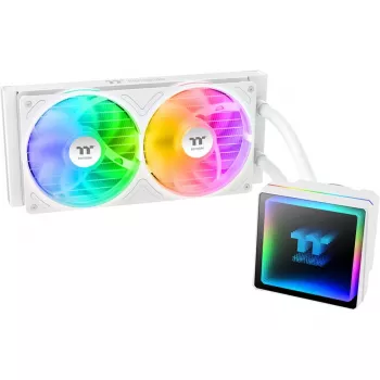 Vloeistof-CPU-koeler THERMALTAKE TH240 V3 ARGB Sync AIO Snow Edition