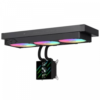 Gamemax CPU-vloeistofkoeler | GLACIER 360 LCD BK | Intel, AMD