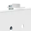Bureaubladscheiding ergo office ER-301 W – 1116 mm brede stalen privacywand met magneetbord, wit, max. belasting 10 kg