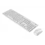 Logitech MK295 Silent - toetsenbord-muisset - draadloos - 2,4 GHz - Italiaans - crèmewit