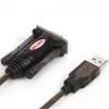 UNITEK Y-105 seriële kabel zwart 1,5 m USB Type-A DB-9
