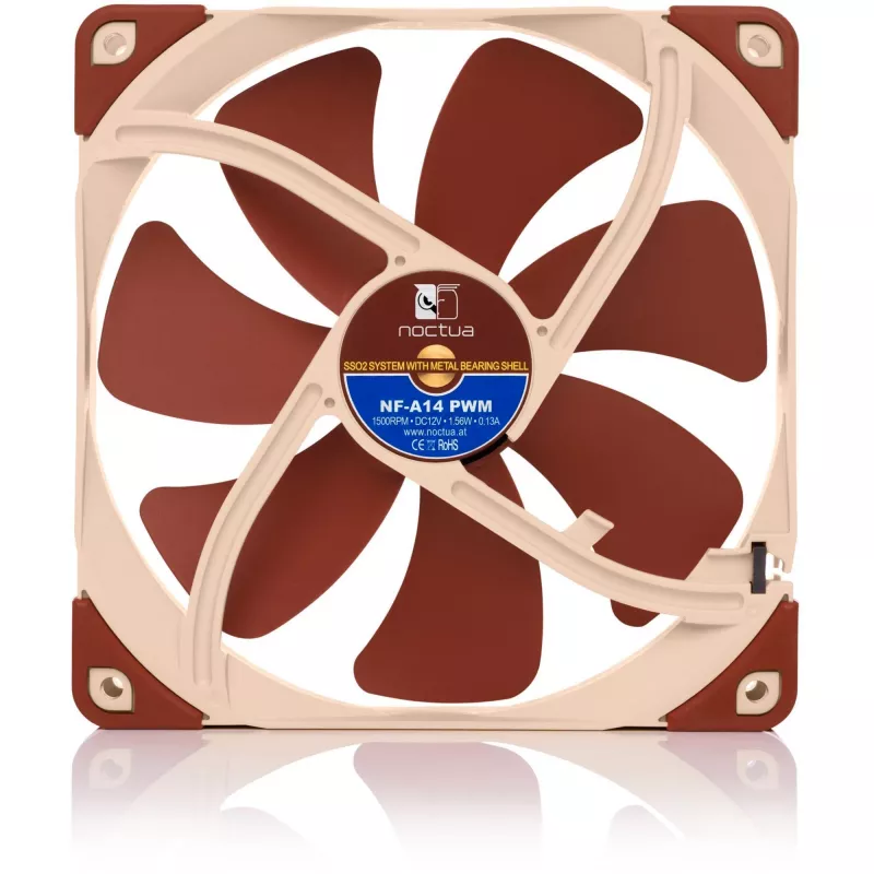 Noctua NF-A14 PWM 140mm behuizingsventilator