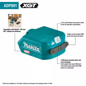 Makita ADP001G acculader