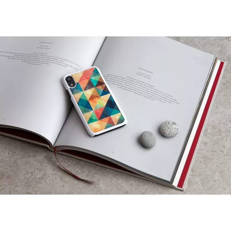 iKins Mosaic wit hoesje voor iPhone XR, K1713H