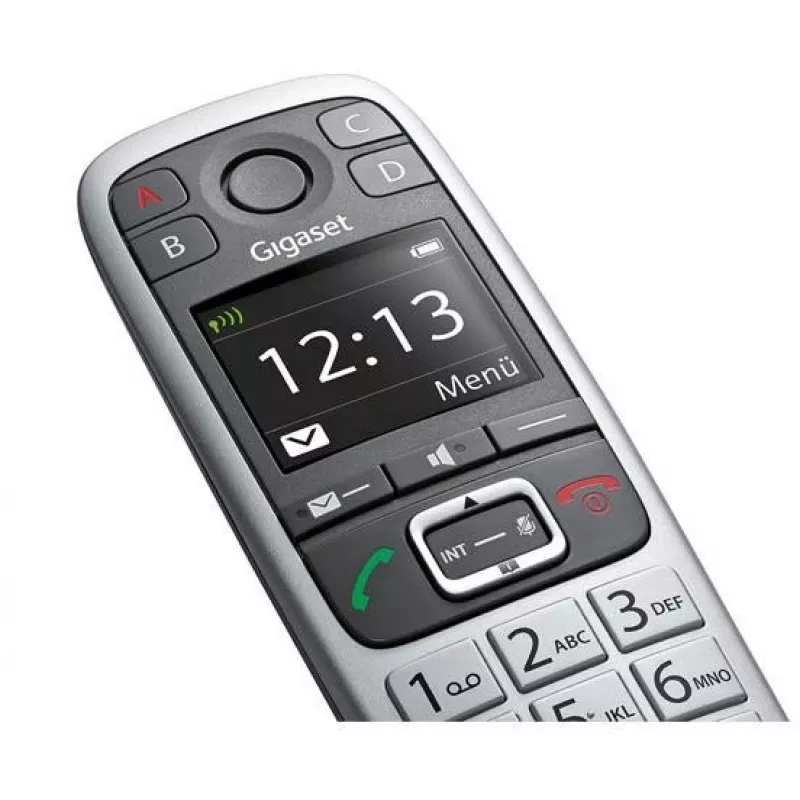 Gigaset E560 telefoon DECT-telefoon nummerweergave zwart, zilver