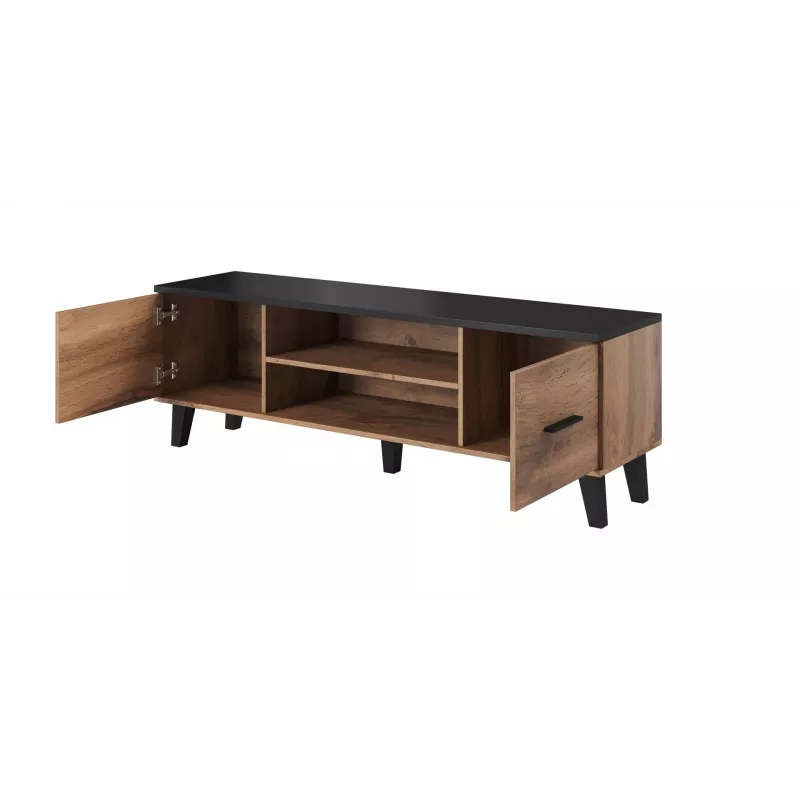 Cama TV-standaard LOTTA 160 2D2K wotan eiken/mat zwart