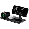 SATECHI Qi2 Trio draadloze oplaadpad - met Type-A-, C-, G-stekkers