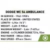 Constructiespeelgoed Cobi Dodge WC-54 ambulance model 2257 1:35 schaal bouwpakket