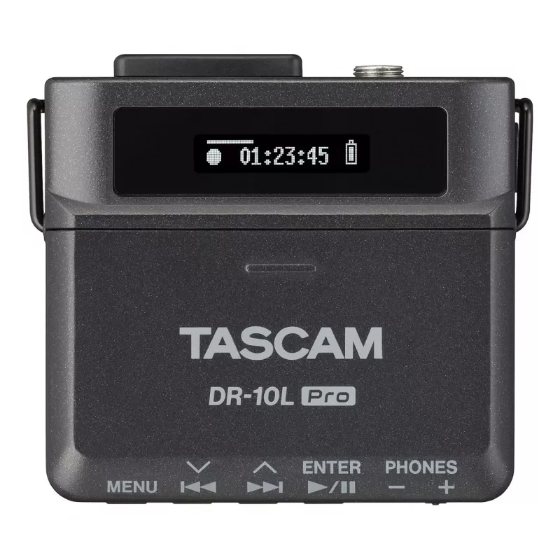 Tascam DR-10L Pro draagbare digitale recorder met dasspeldmicrofoon