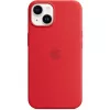 Apple iPhone 14 siliconen case met MagSafe, (PRODUCT)rood