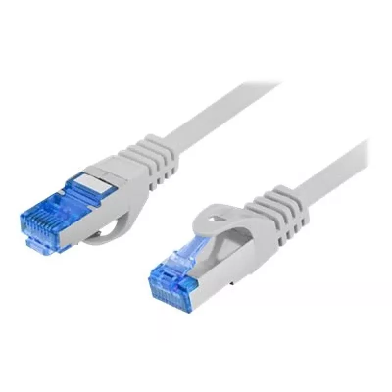 LANBERG netwerkkabel PCF6A-10CC-0150-S Cat6a S/FTP RJ-45 — 1,5 m, grijs