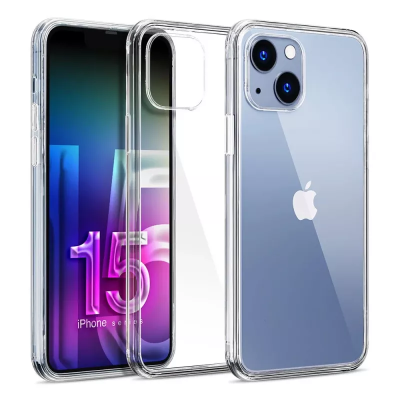 3MK Clear Case telefoonhoesje 3MK iPhone 15 transparant design