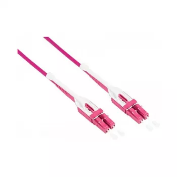 Patchkabel LWL duplex OM4 (multimode, 50/125) LC/LC, UNIBOOT, LSZH, omkeerbare polariteit, ontgrendelingslip, 3m, Good Connections® (LW-U803LC4)