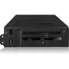 Drive behuizing icy dock MB902SPR-B R1 zwart 2,5 inch SATA