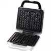 Wafelijzer Domo DO9222W 2 wafels 900 W zwart wit