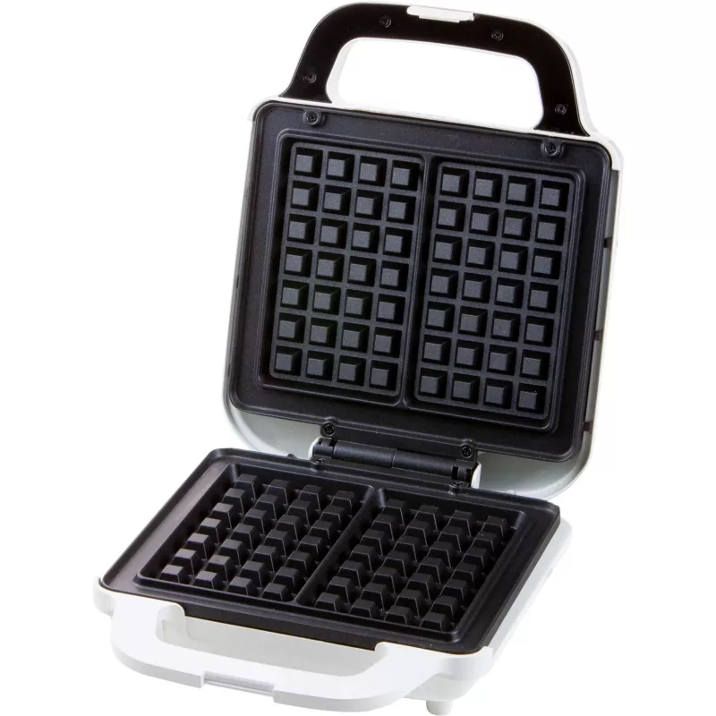 Wafelijzer Domo DO9222W 2 wafels 900 W zwart wit