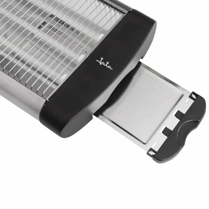 Broodrooster JATA JETT1588 600 W zwart roestvrij staal