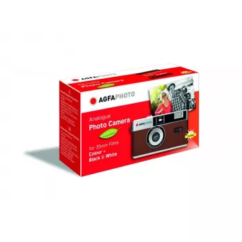 AgfaPhoto 603002 filmcamera compactcamera 35 mm bruin - zilver (603002)