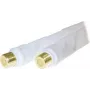 Raamdoorvoer ShiverPeaks 86376-G — vergulde contacten, witte afwerking