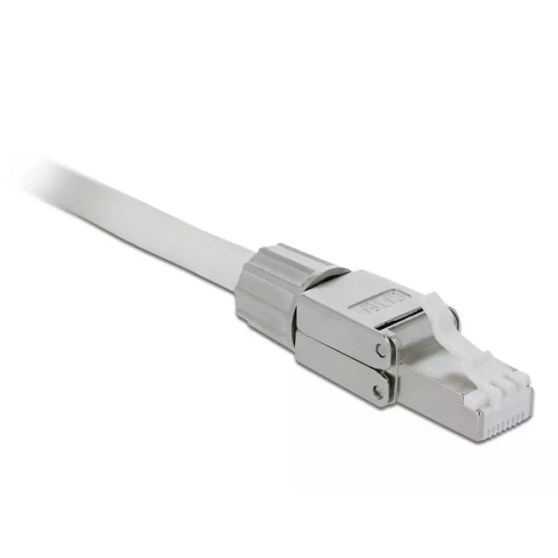 Kabelverbinder DeLOCK 86477 RJ-45 grijs