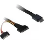 SAS-kabel Inter-Tech 88885642 zwart hoogwaardige gegevensoverdracht