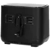 Heteluchtfriteuse Severin FR 2453 Double 3,25 L 2850 W zwart zilver