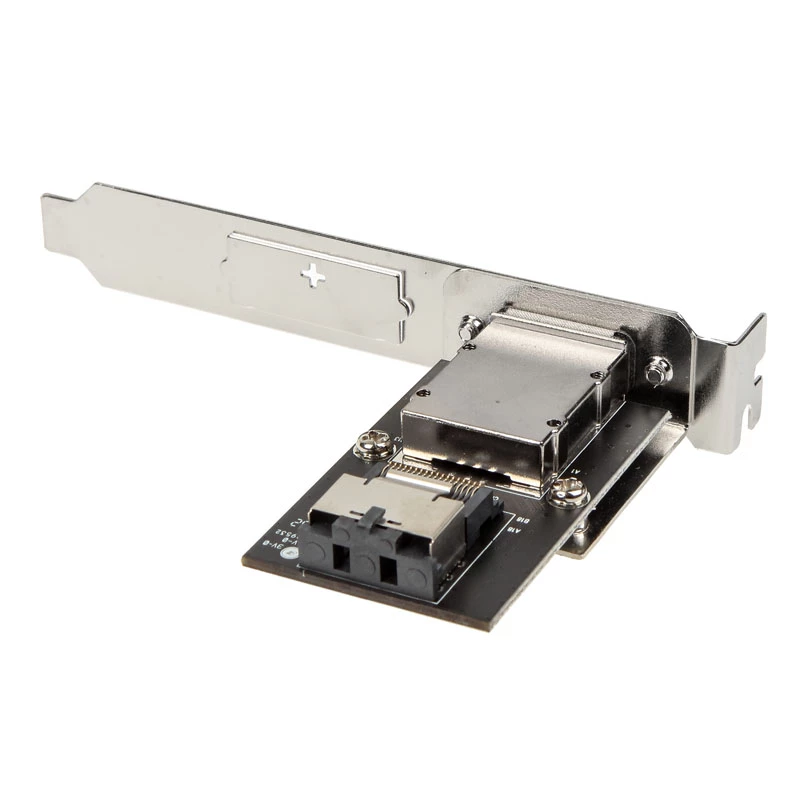 SilverStone SA011 - SAS-blende intern naar extern - SAS 24Gbit/s - Mini SAS (SFF-8087) (W) naar 4 x 26-polige Mini SAS (W)