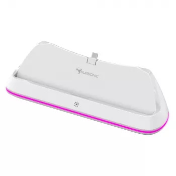 Laadsysteem Subsonic SA5708 voor Playstation Portal bedraad zwart wit